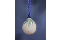 185  Bunzlau Kerstbal Druppel vorm 2320 Kerstballen